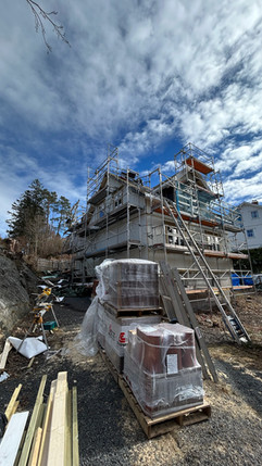 stillas, rehabilitering av tak
