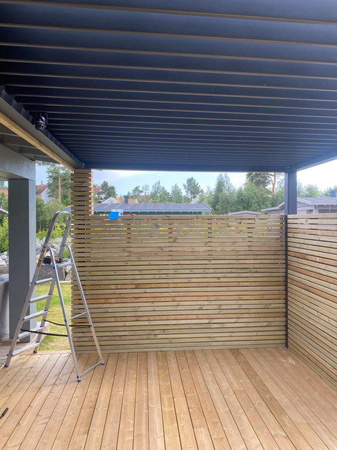 Pergola, innvendig