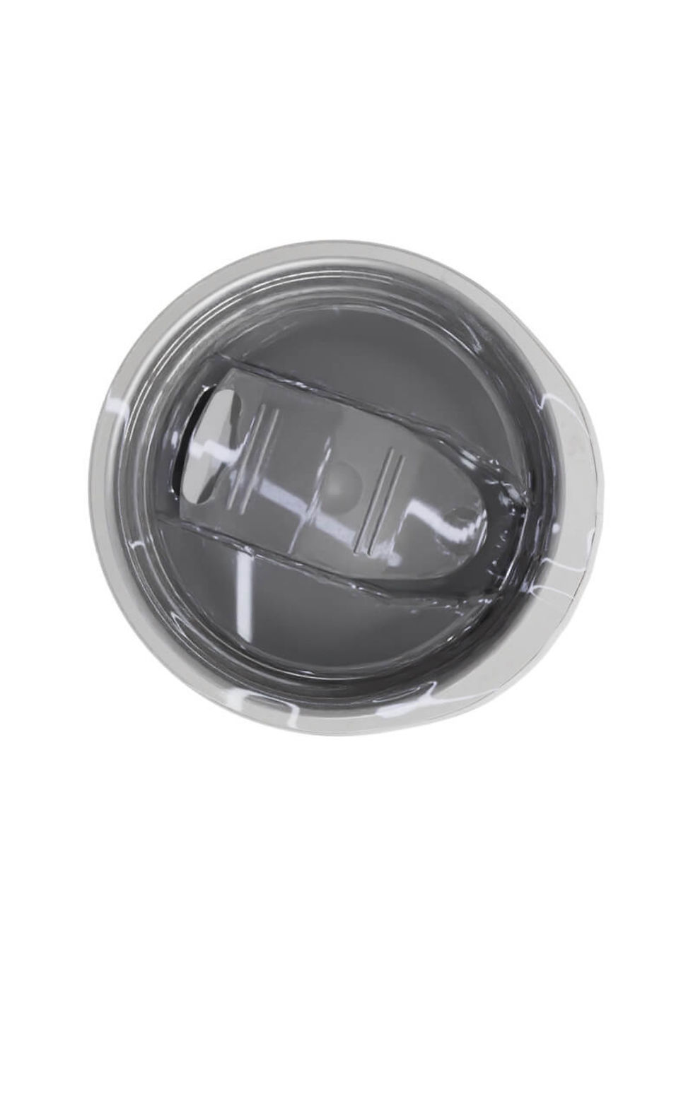 Thumbnail: Personalized double wall white stainless steel wine tumbler