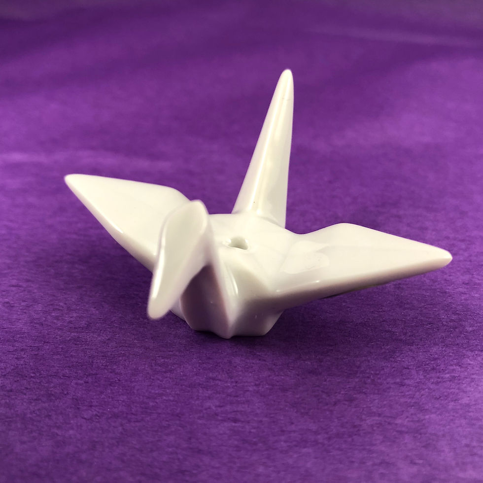 Thumbnail: Origami Crane Incense Burner
