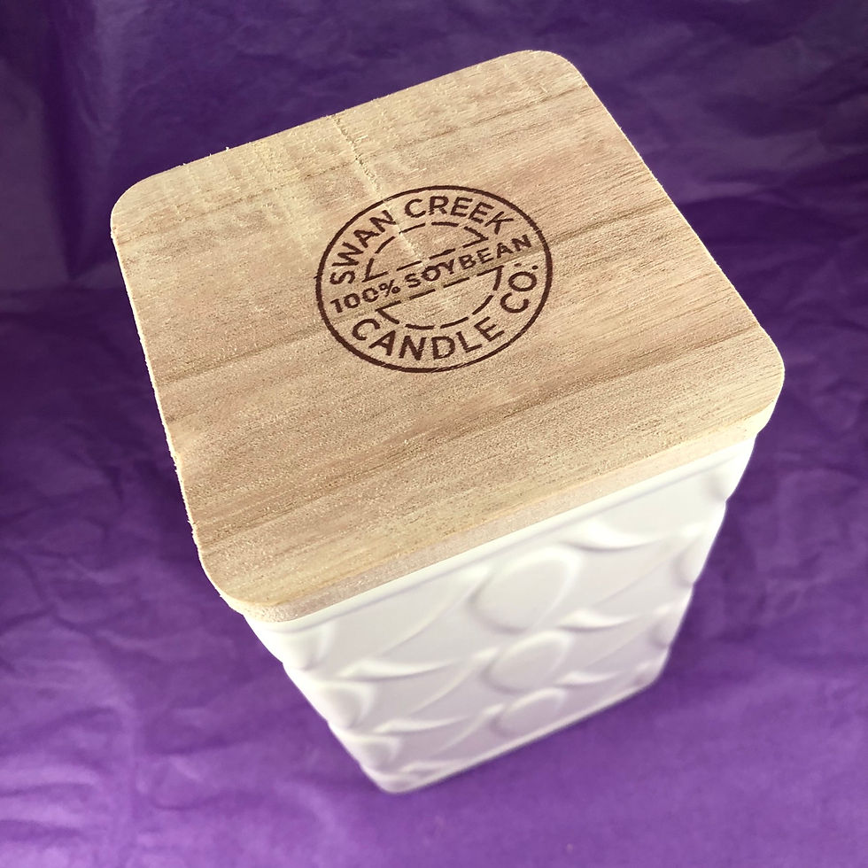 Thumbnail: Swan Creek White Cannister Square Candle