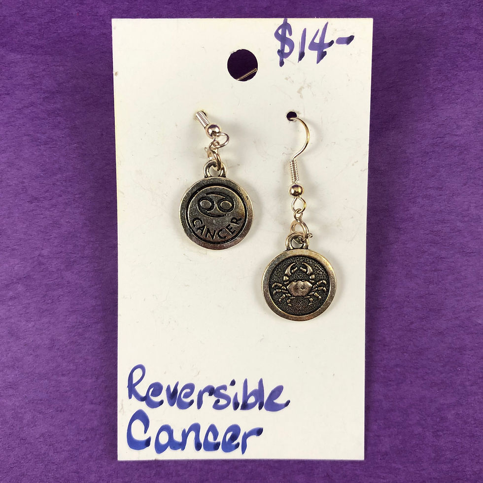 Thumbnail: Zodiac Reversible Earrings