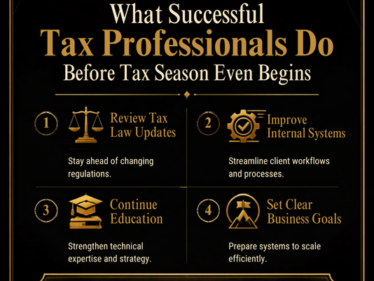 What Successful Tax Professionals Do Before Tax Season Even Begins