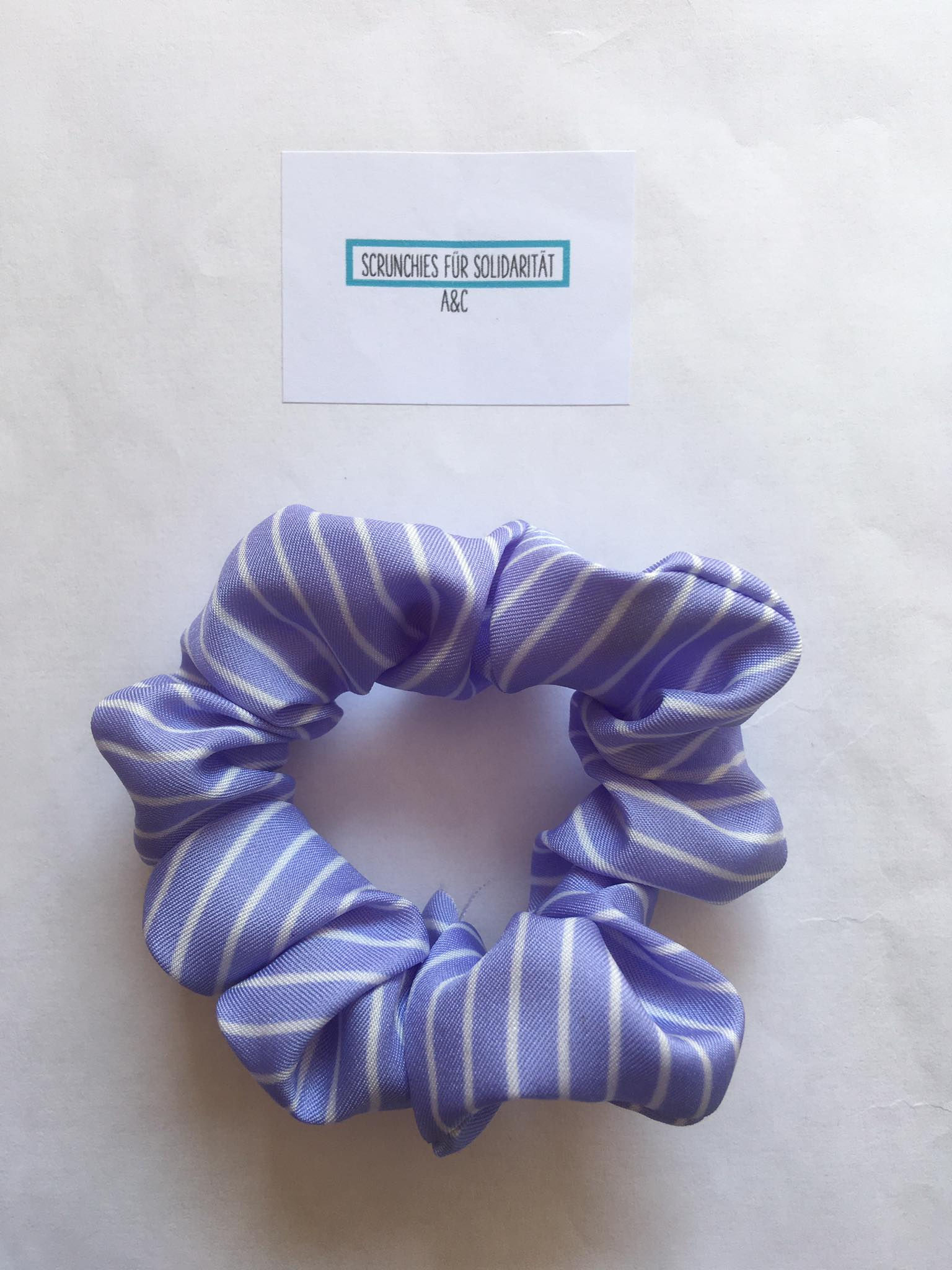 Scrunchie_LilaWeiß