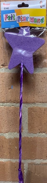 Felt star wand