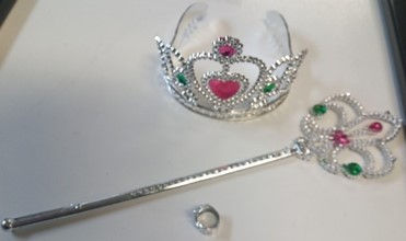 Crown, Wand and Ring Set