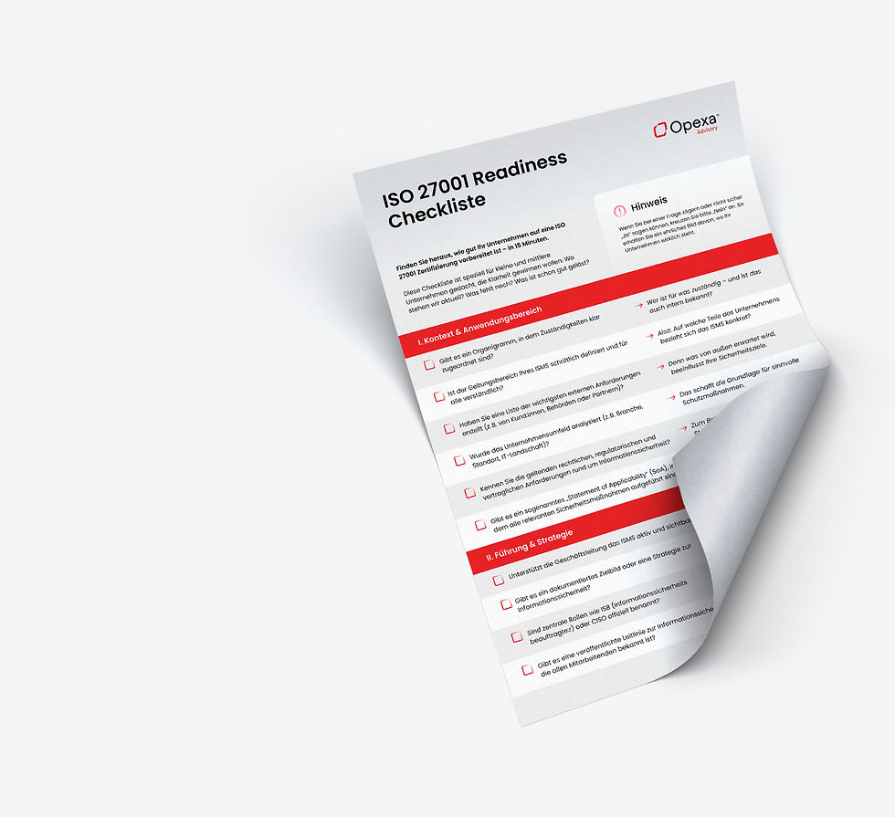 27001 Checkliste