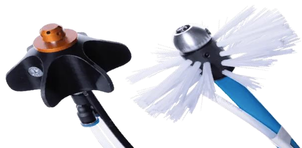 Sprayliner- und Bürstenverfahren
