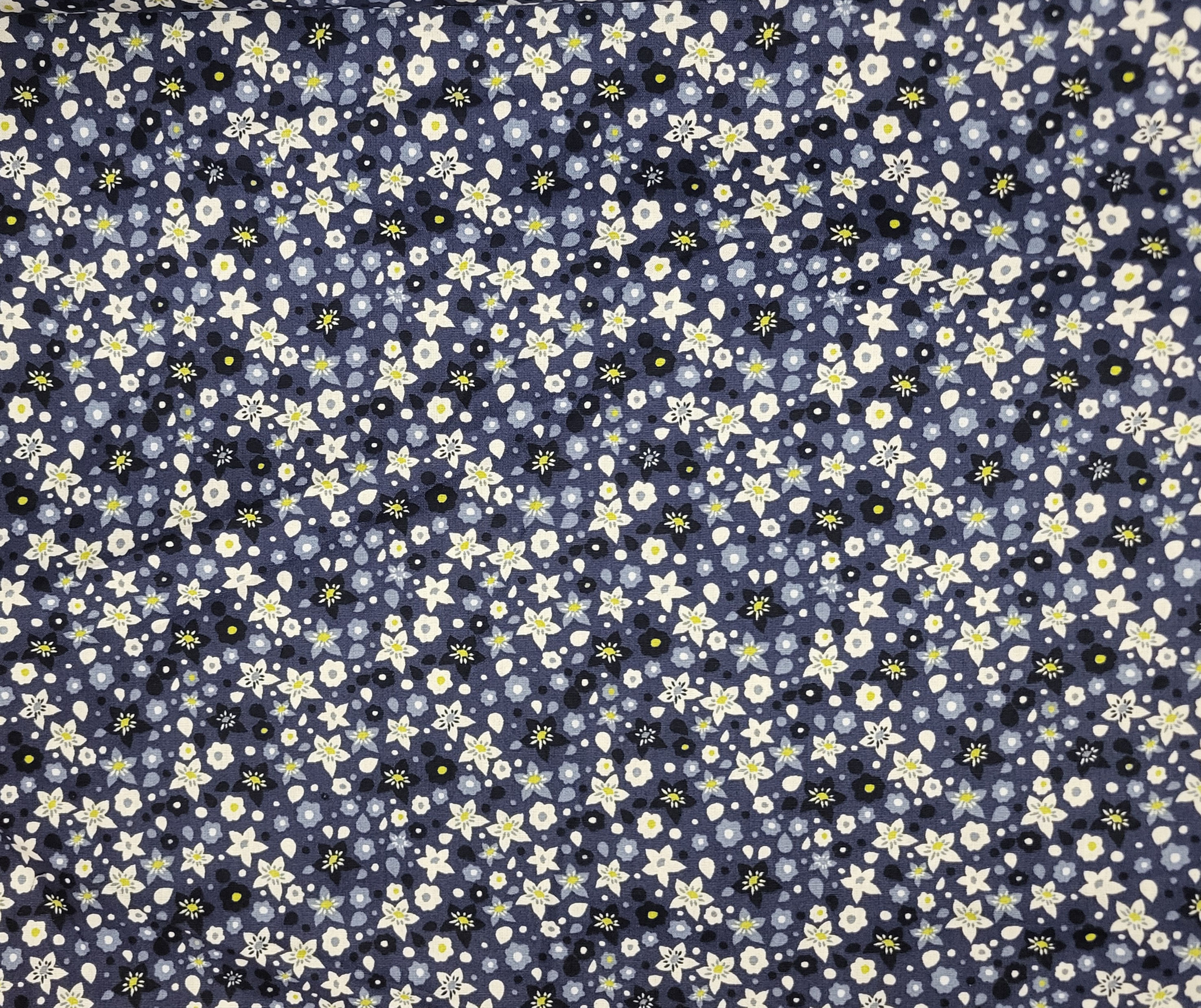 Baumwoll-Stoff Blumen 