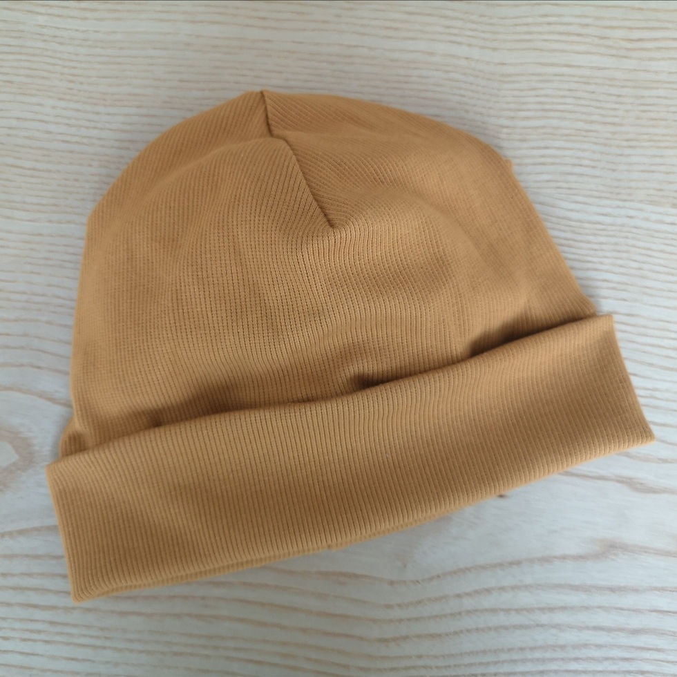 Miniaturbild: Beanie aus Ripp-Jersey Kinder