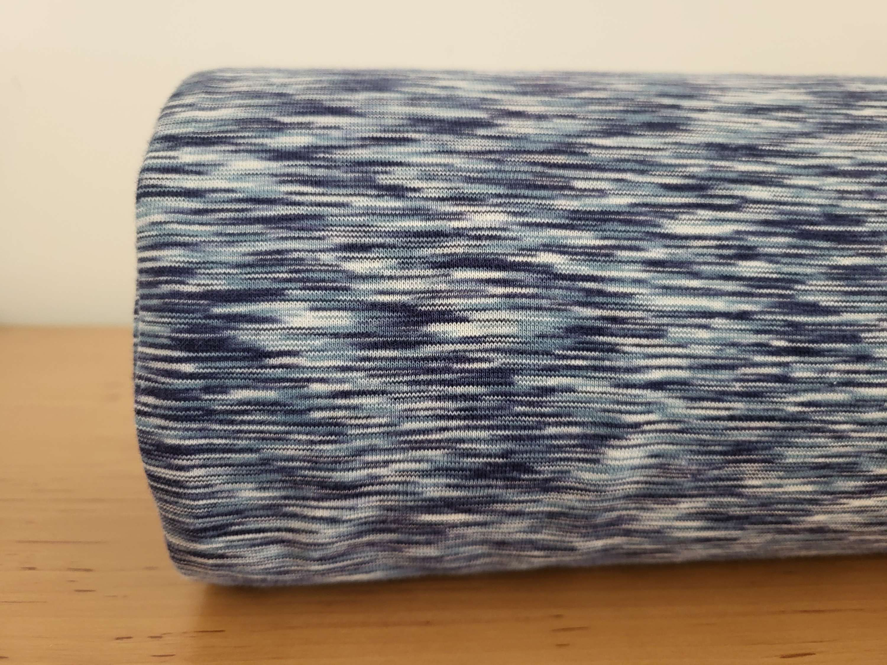 Bündchen blau meliert 2