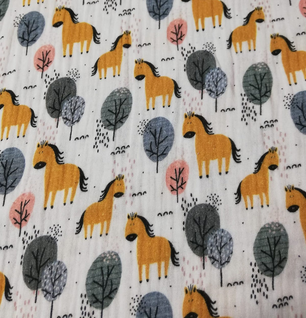 Miniaturbild: Kurze Hose aus Musselin-Stoff