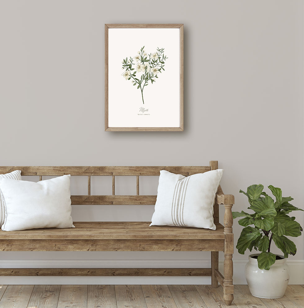 Thumbnail: Myrtle Botanical Print