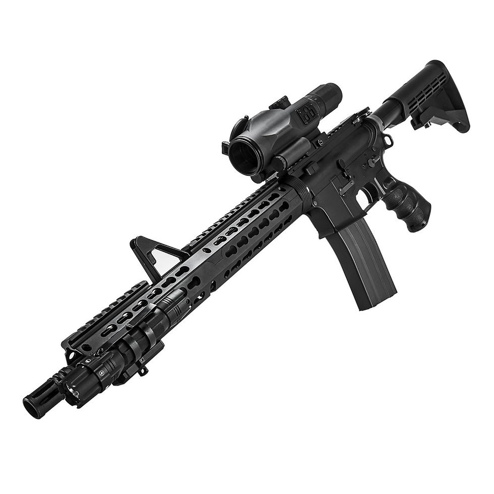 Thumbnail: AR15 KeyMod™ Handguard - Carbine Extended Black