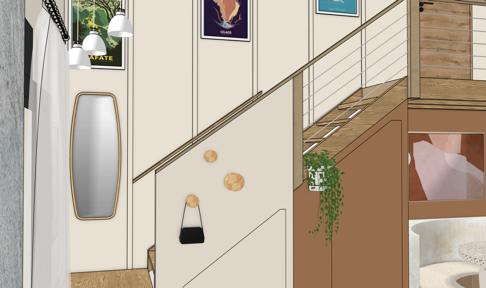 Une entrée avec des rangements malins