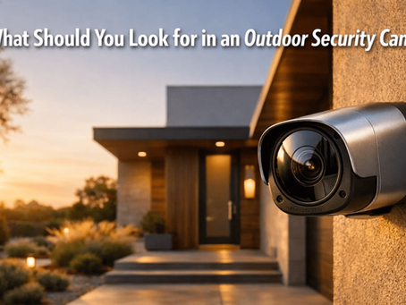 What Should You Look for in an Outdoor Security Camera?