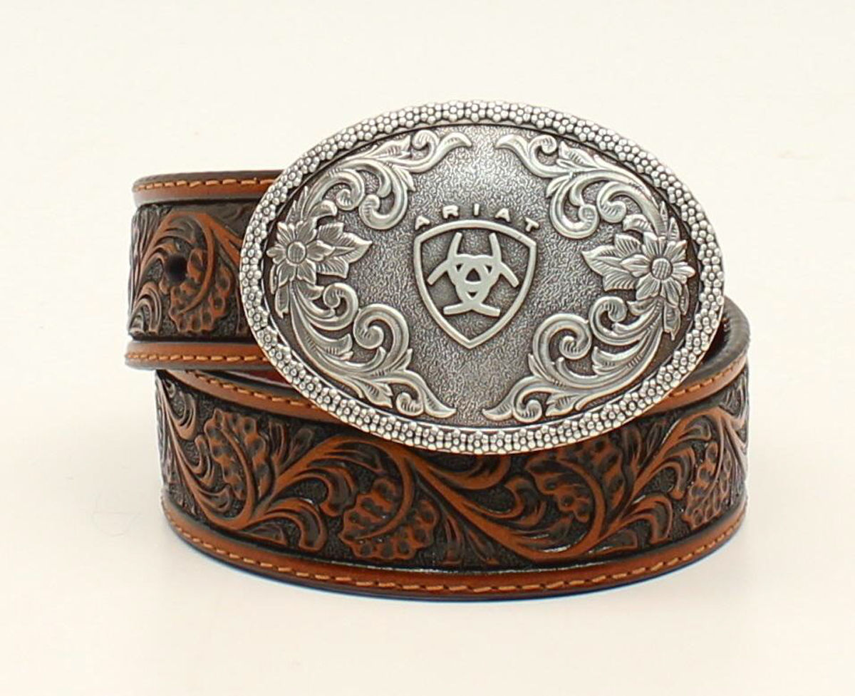 Ariat Boys Western Belt - Tan - 1 1 /4" - A1300280