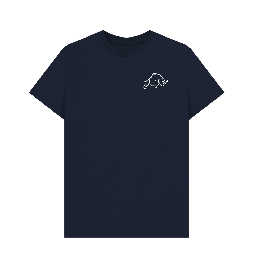 Thumbnail: Men's Sustainable Organic Cotton T-Shirt - White Logo