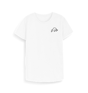 Women's 100% Recycled Polyester Sports T-Shirt - White