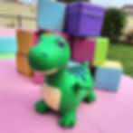 Dino bouncy ride on