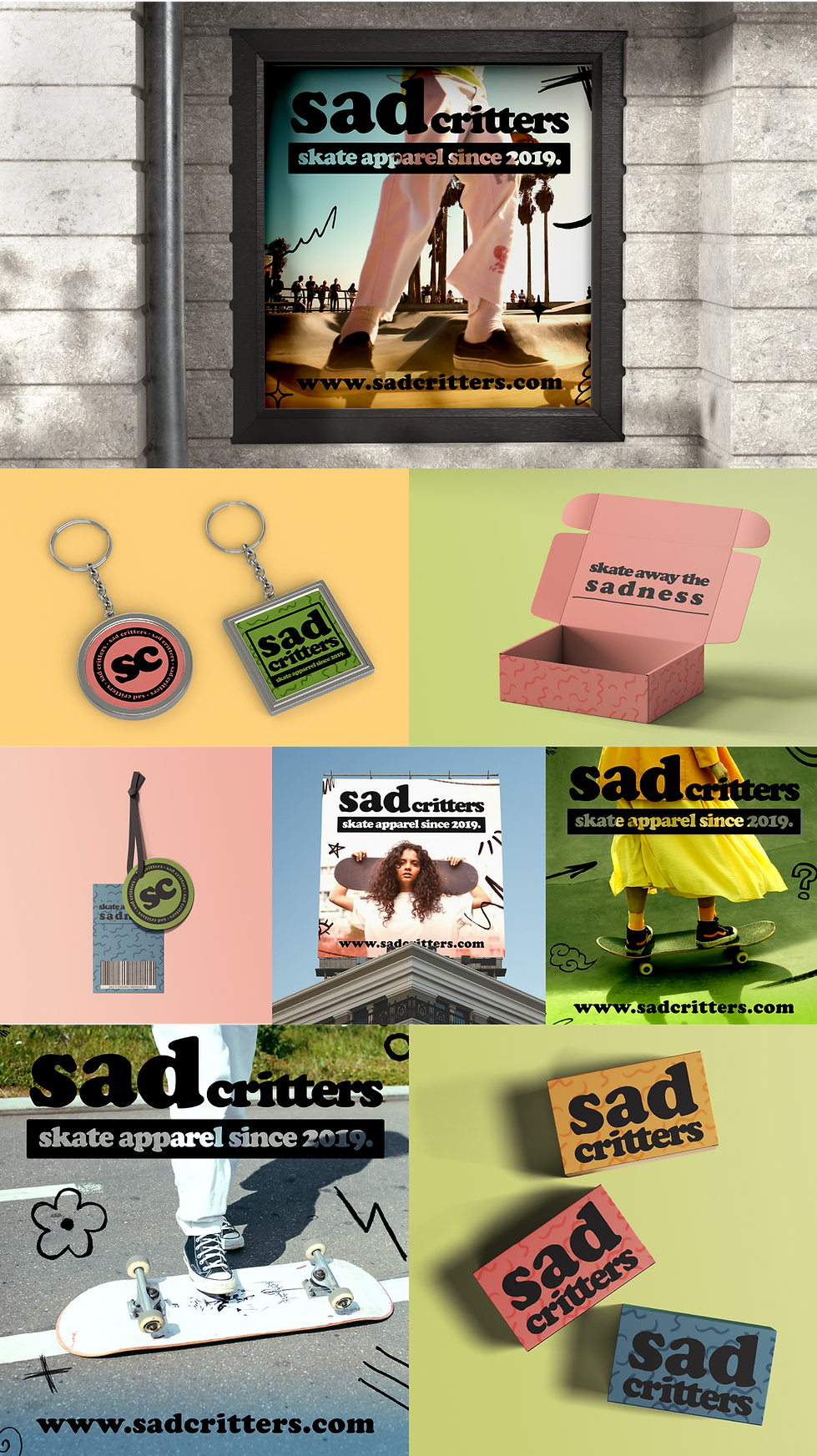 Sad Critters Branding