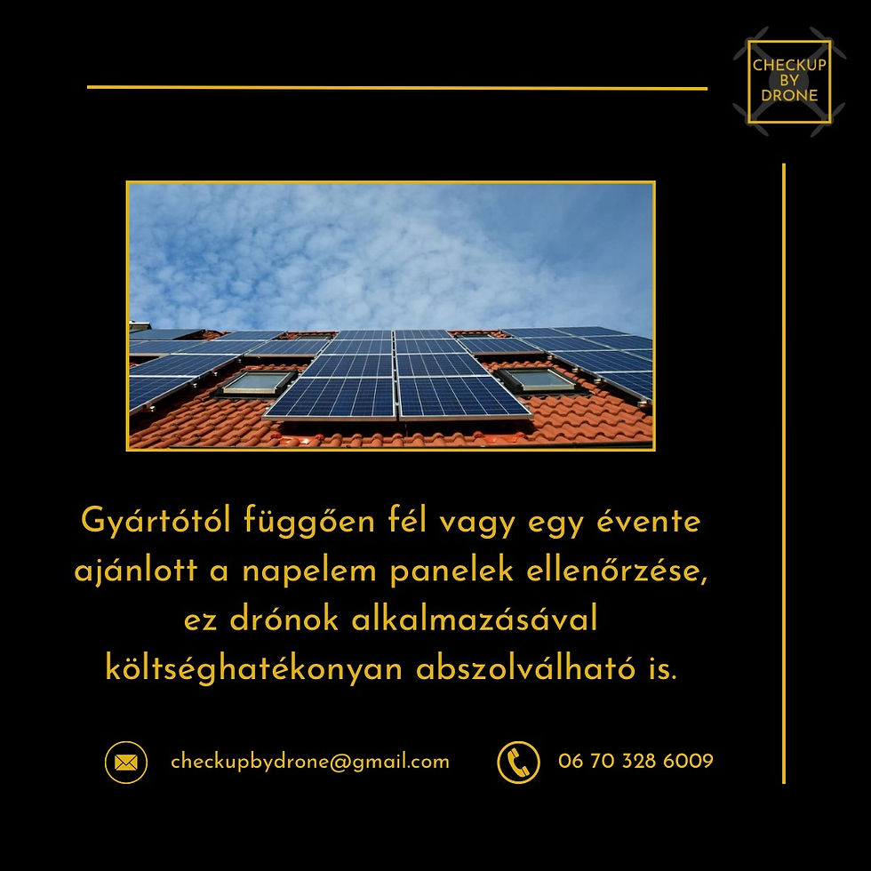 Napelemek felmérése drónnal? Hogyan?