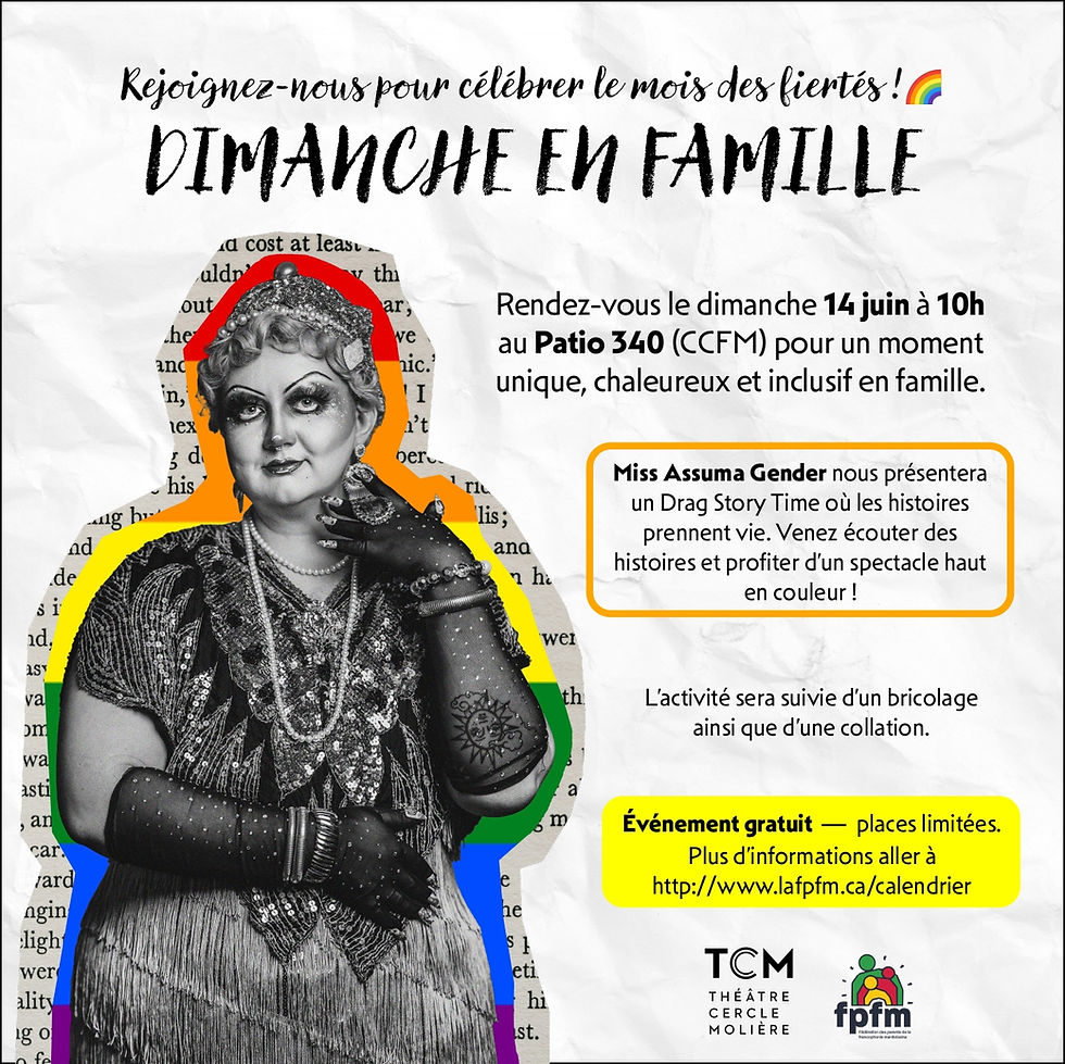 Dimanche en famille: Le mois de fierté