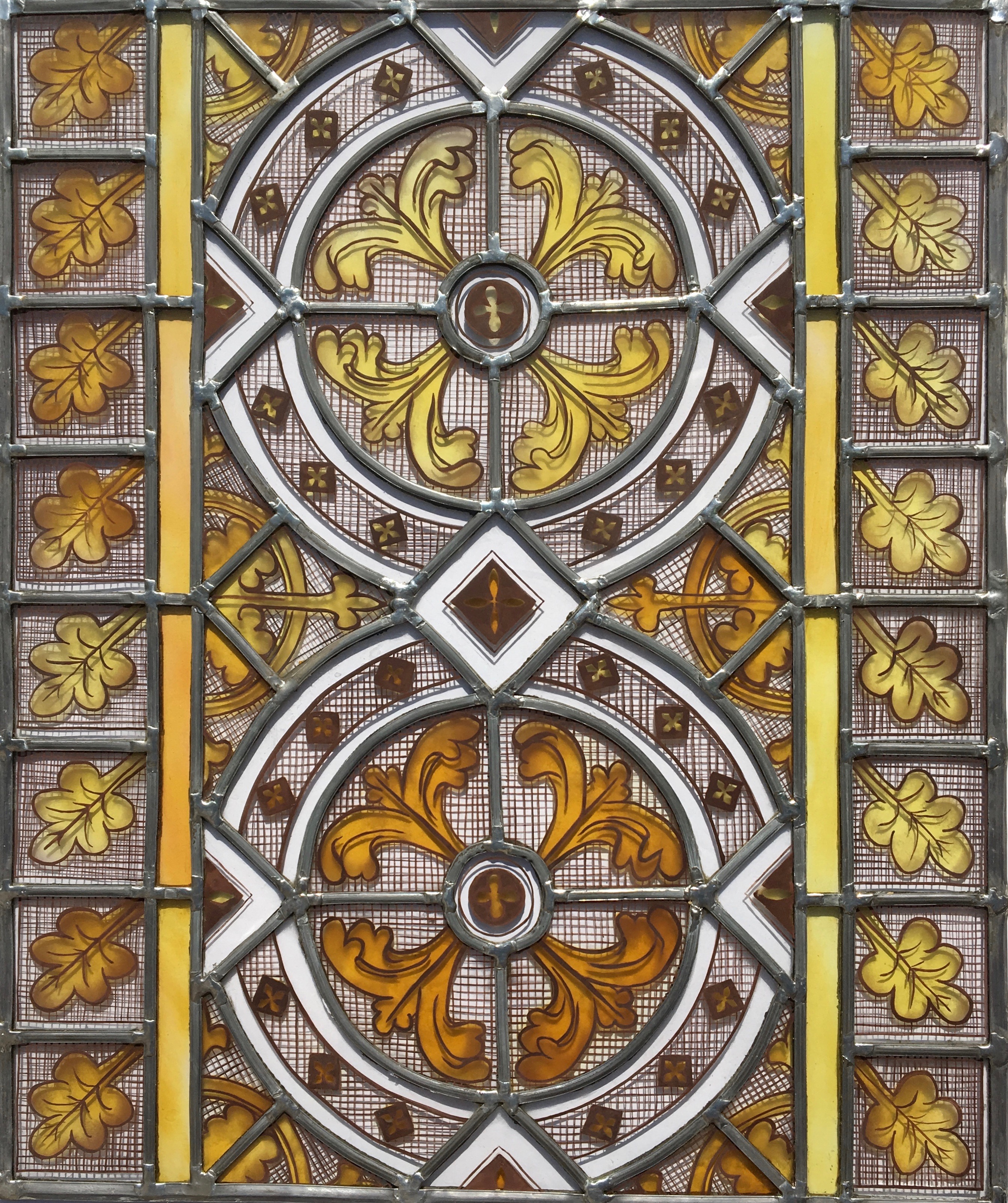 Vitrail Reproduction cage à mouche