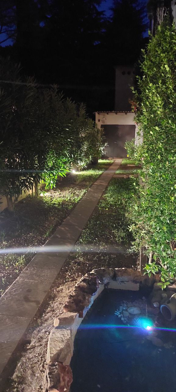 Giardino illuminato
