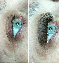 Long wispy lashes