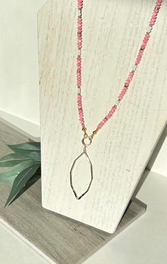 Thumbnail: Pink Pop Pendant Necklace