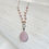 Thumbnail: Pink and Pearl Pendant Necklace