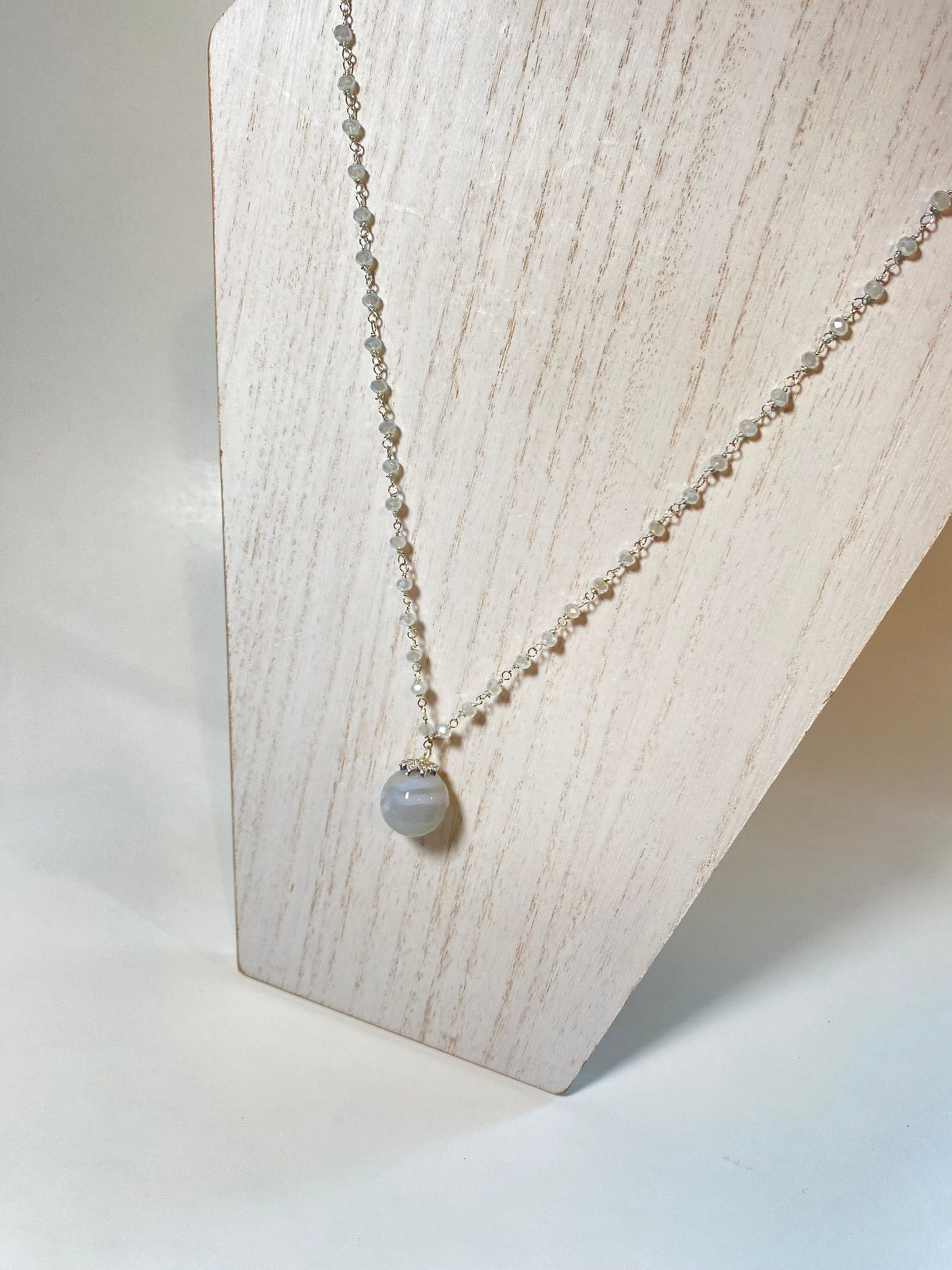 Blue Drop Necklace