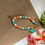Thumbnail: Orange and Teal Ankle Bracelet