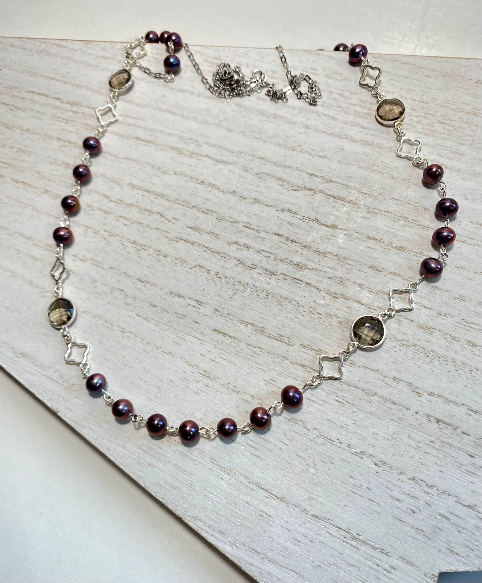 Smoky Quartz Nugget Necklace