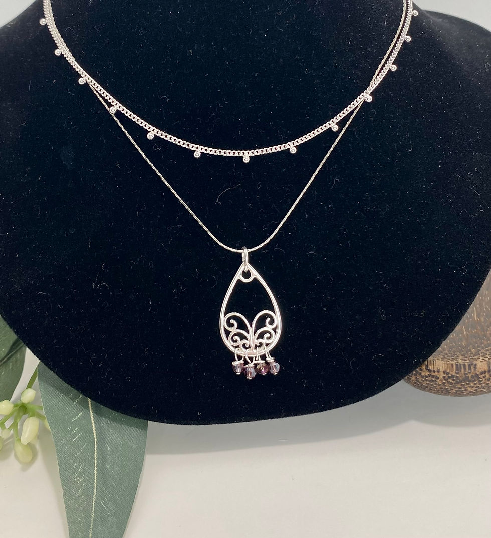 Thumbnail: Spiral Pendant Necklace