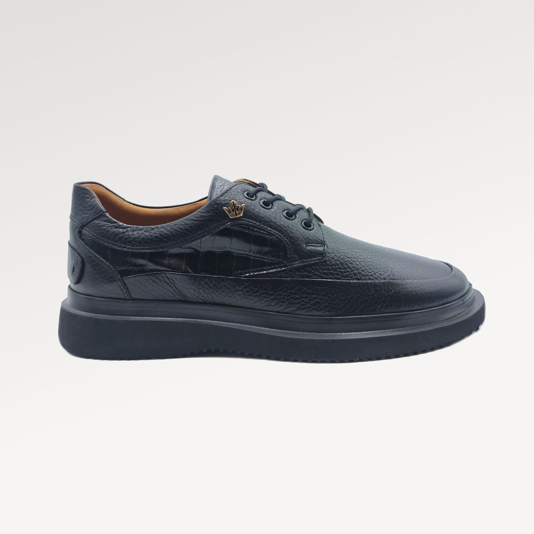 Konig Genève 6342 Leather Dress Sneaker Shoes for Men