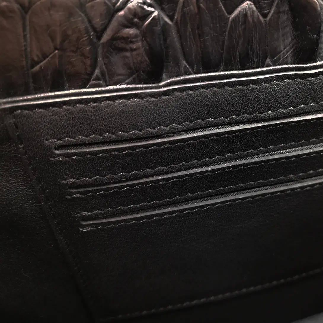 Top Handle Crocodile Crossbody Bag for Men