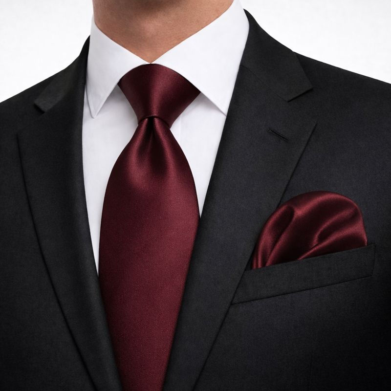 Konig Genève - Silk Tie Set Plain Colors