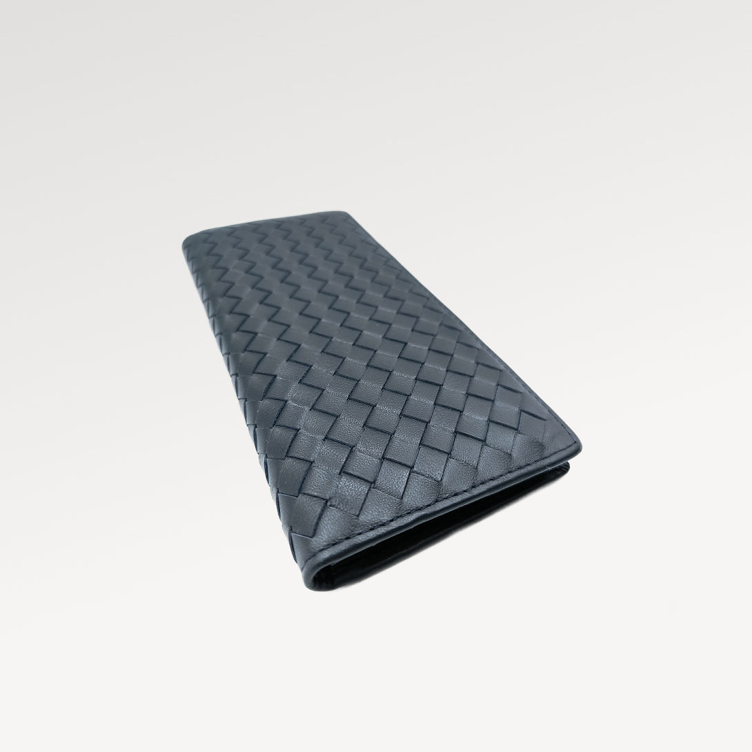 Konig Genève Leather Vertical Wallet for Men