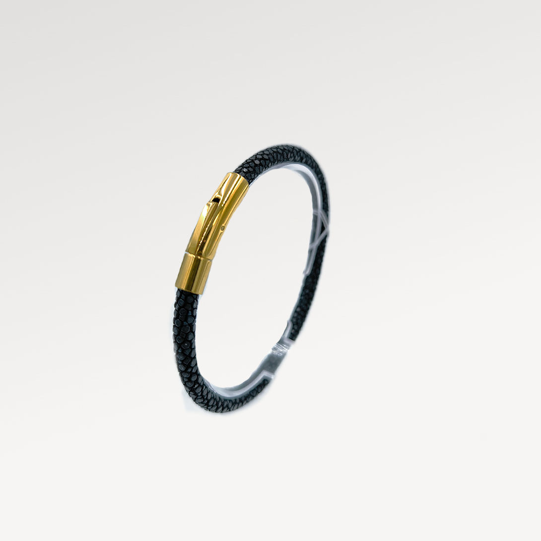 Konig Genève Stingray Skin et bracelet en acier