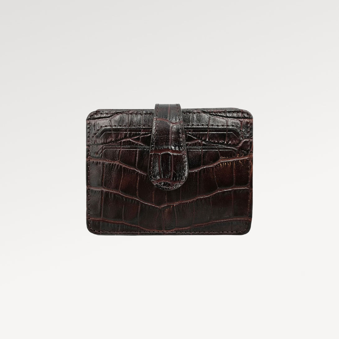 Portefeuille porte-cartes en cuir Konig 9cc pour homme