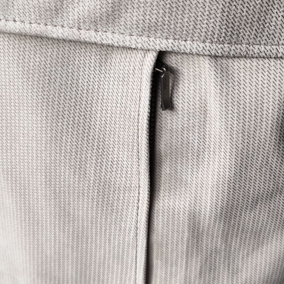 Kingsly - Manteau en cuir avec fourrure pour homme