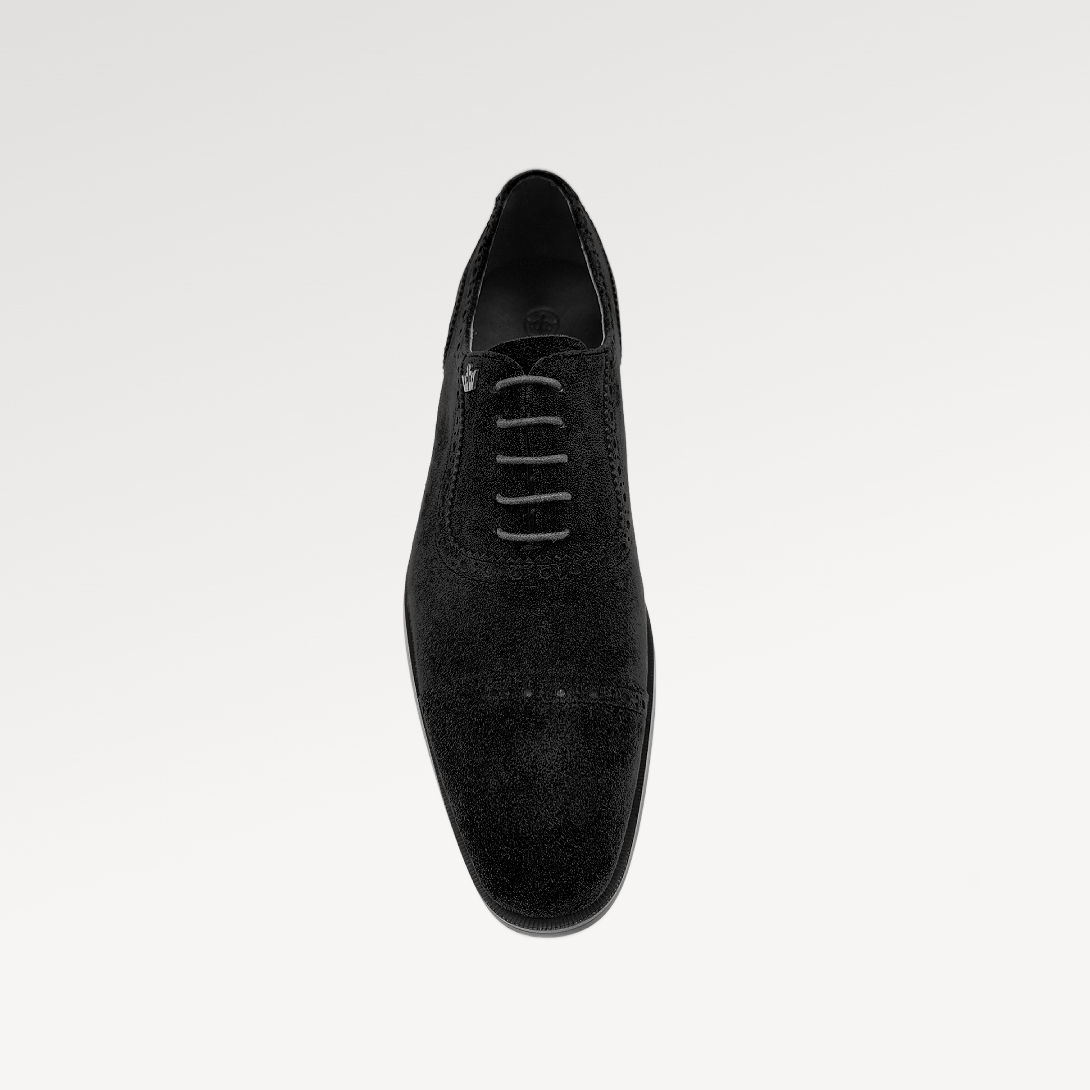 Chaussures habillées en daim et cuir richelieu Konig Genève 913-312 pour homme