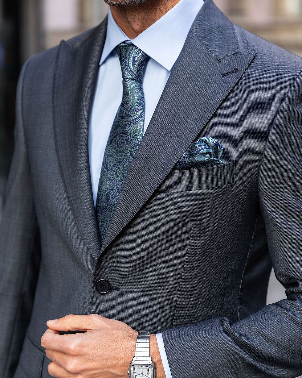 Thumbnail: Konig Genève KS772 Pure Wool Suit for Men