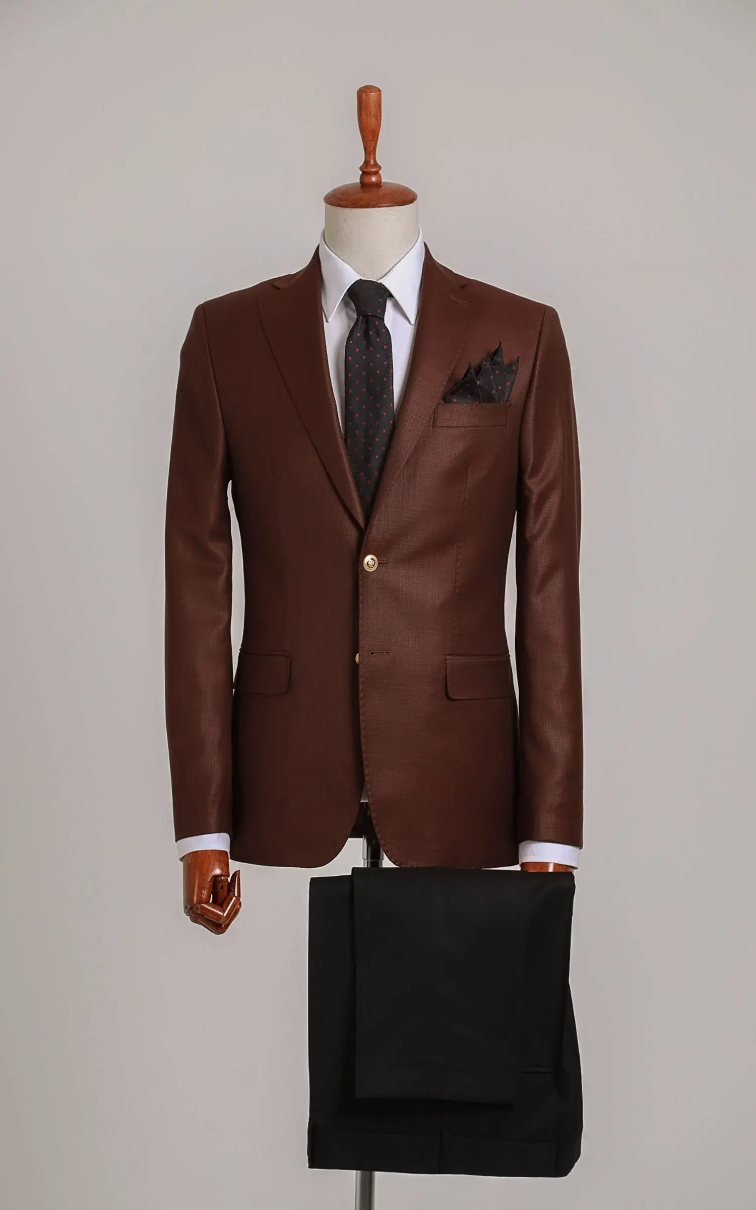 Konig Genève KB222 Veste de costume blazer en pure laine pour homme