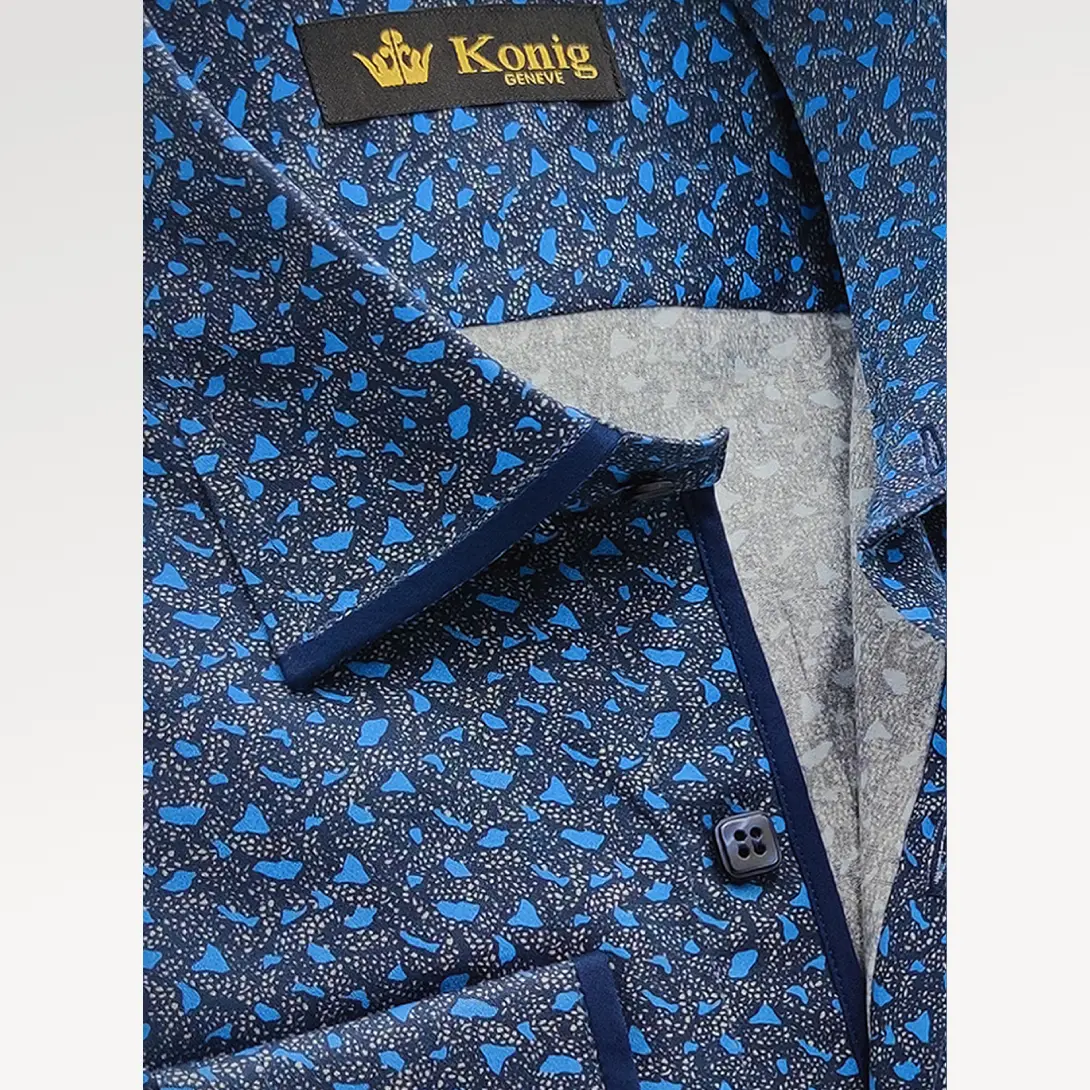 Konig Genève Chemise habillée spéciale pur coton à manches longues