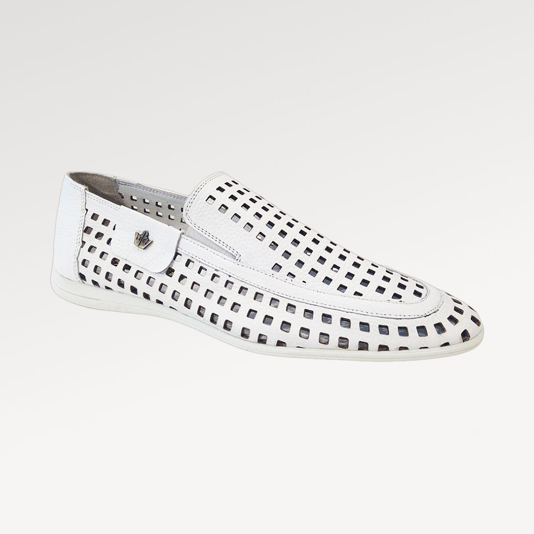 Konig Genève F4166 Perforated Leather Summer Shoes for Men
