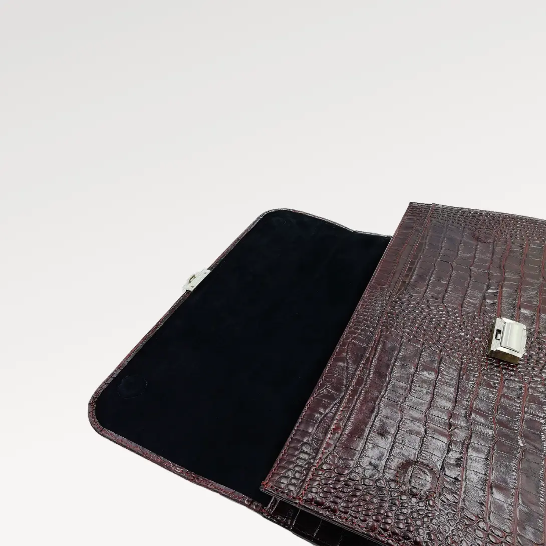 Konig Genève Business Leather Briefcase for Men
