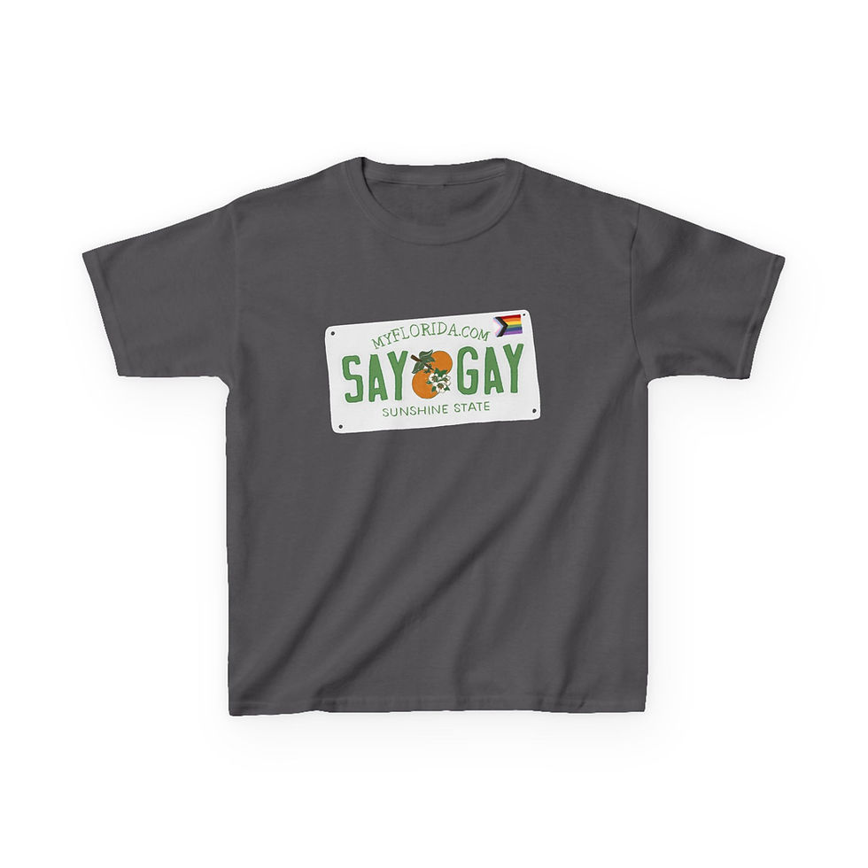 Thumbnail: Say Gay Fitted Tee
